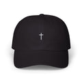 Single Christian Cross Dad Cap — Simple Faith Baseball Hat