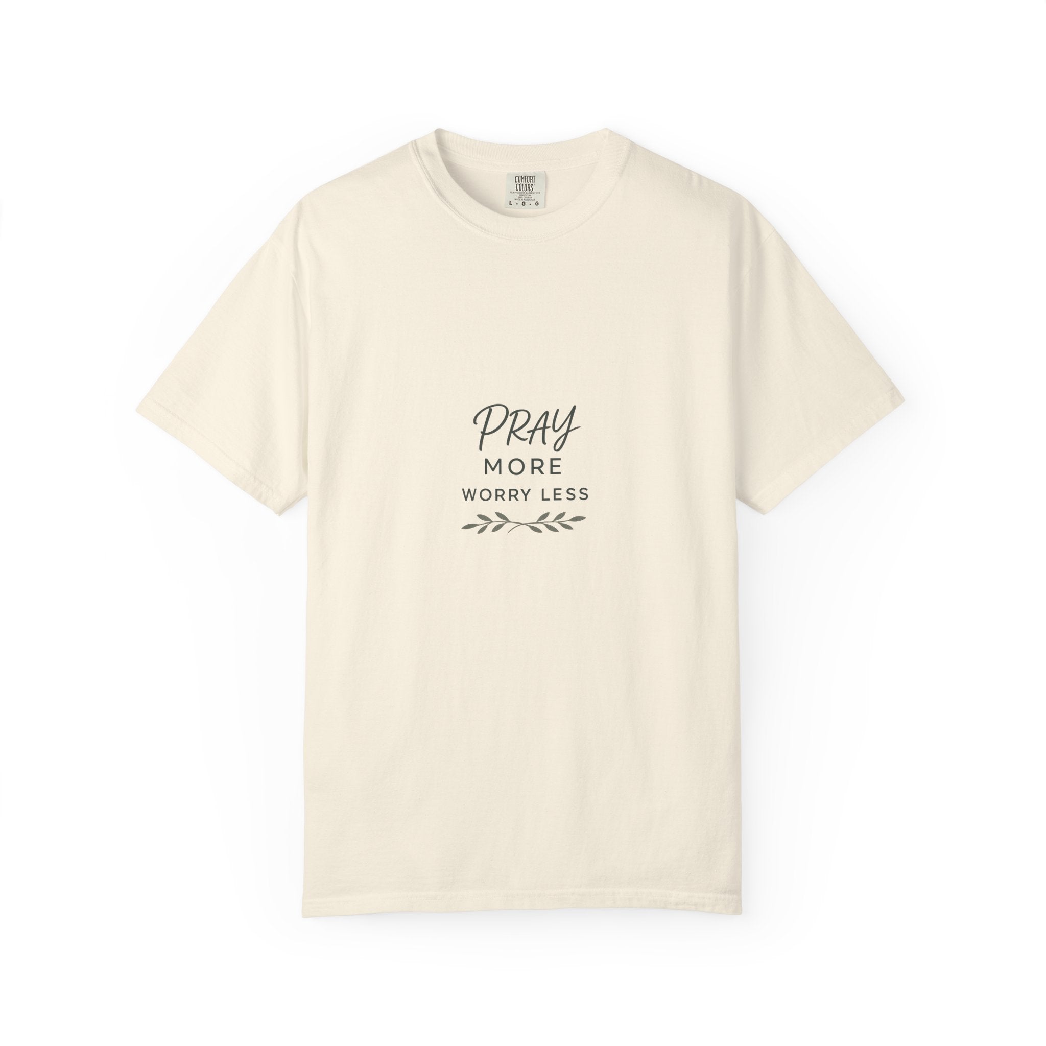 Pray More Worry Less Christian T-Shirt — Worship & Church Tee