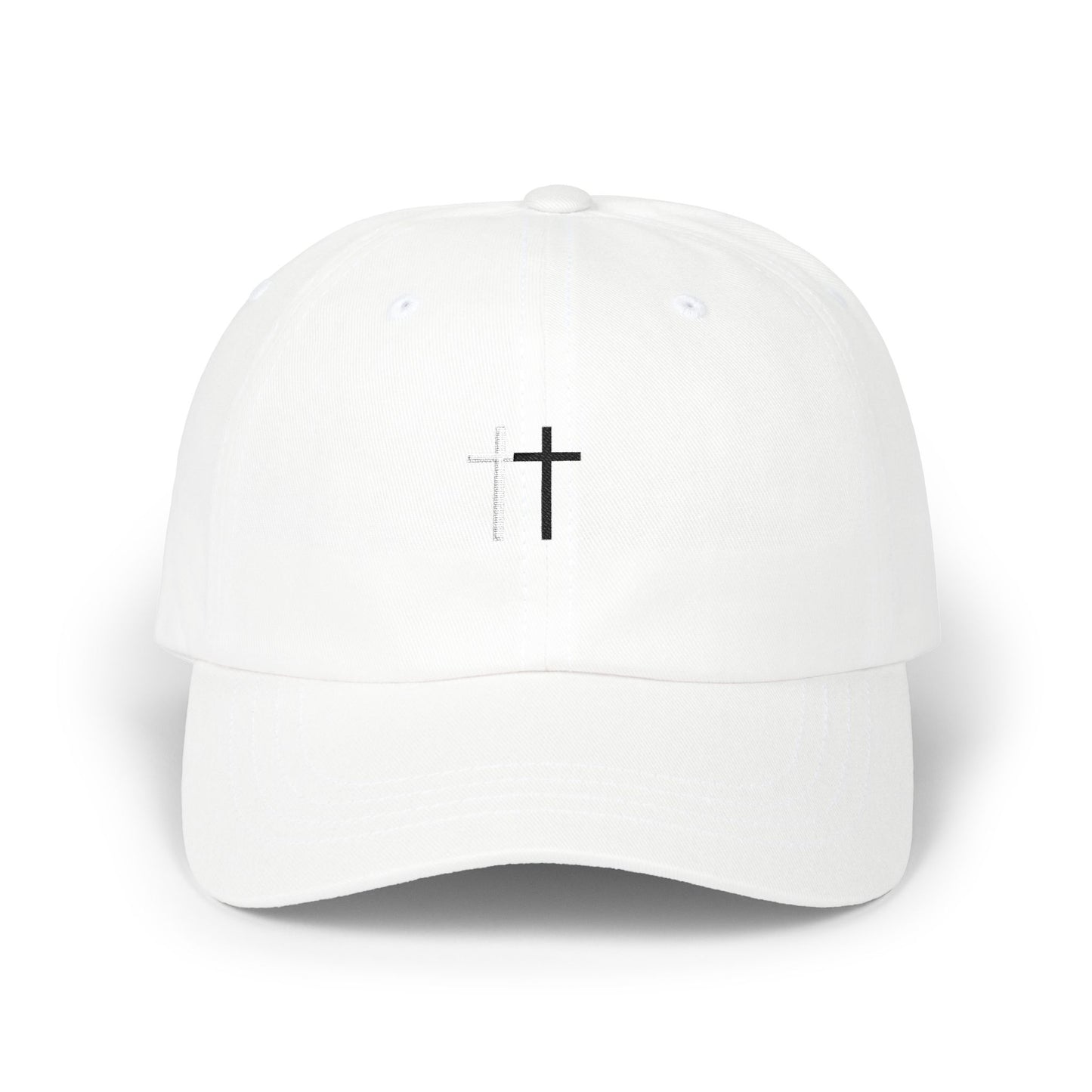 Dad Cap — Classic White Adjustable Baseball Hat