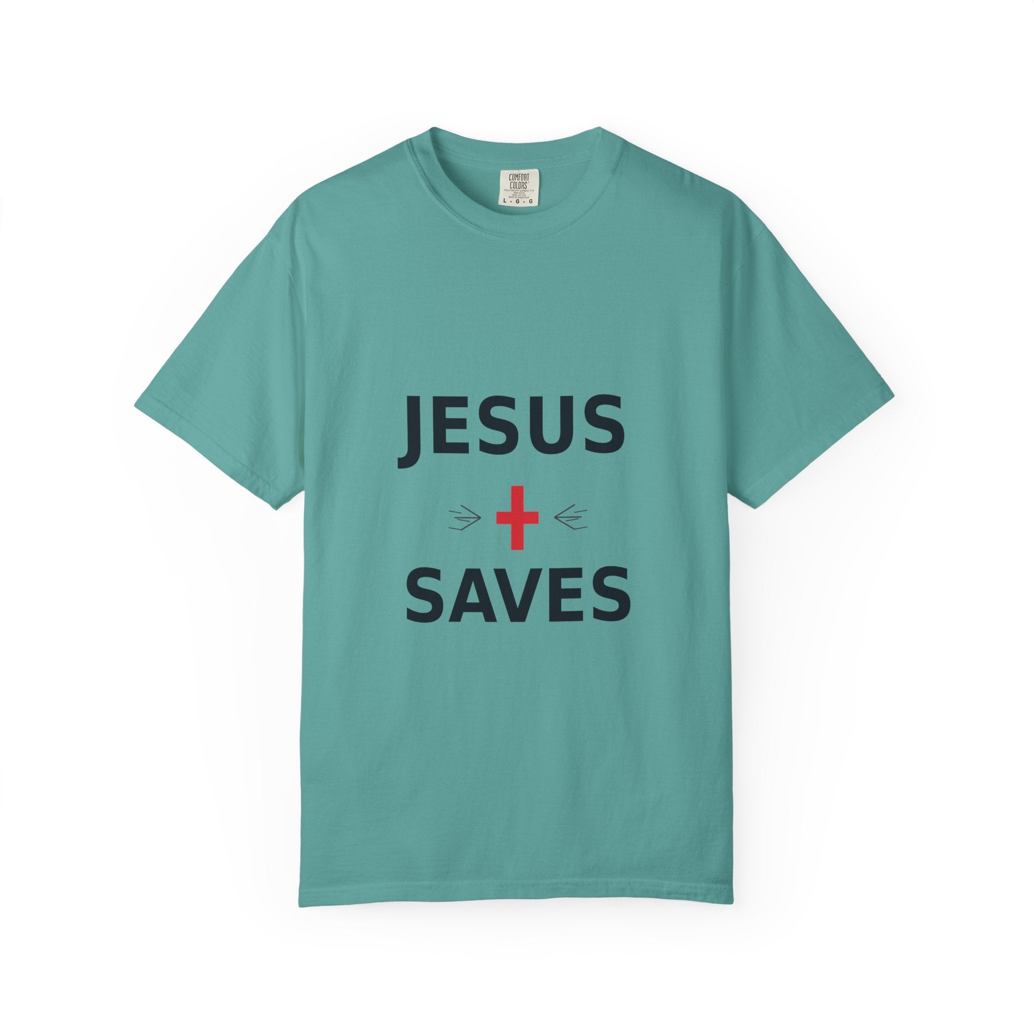Jesus Saves T-shirt — Faith-Based Christian Tee for Worship & Church
