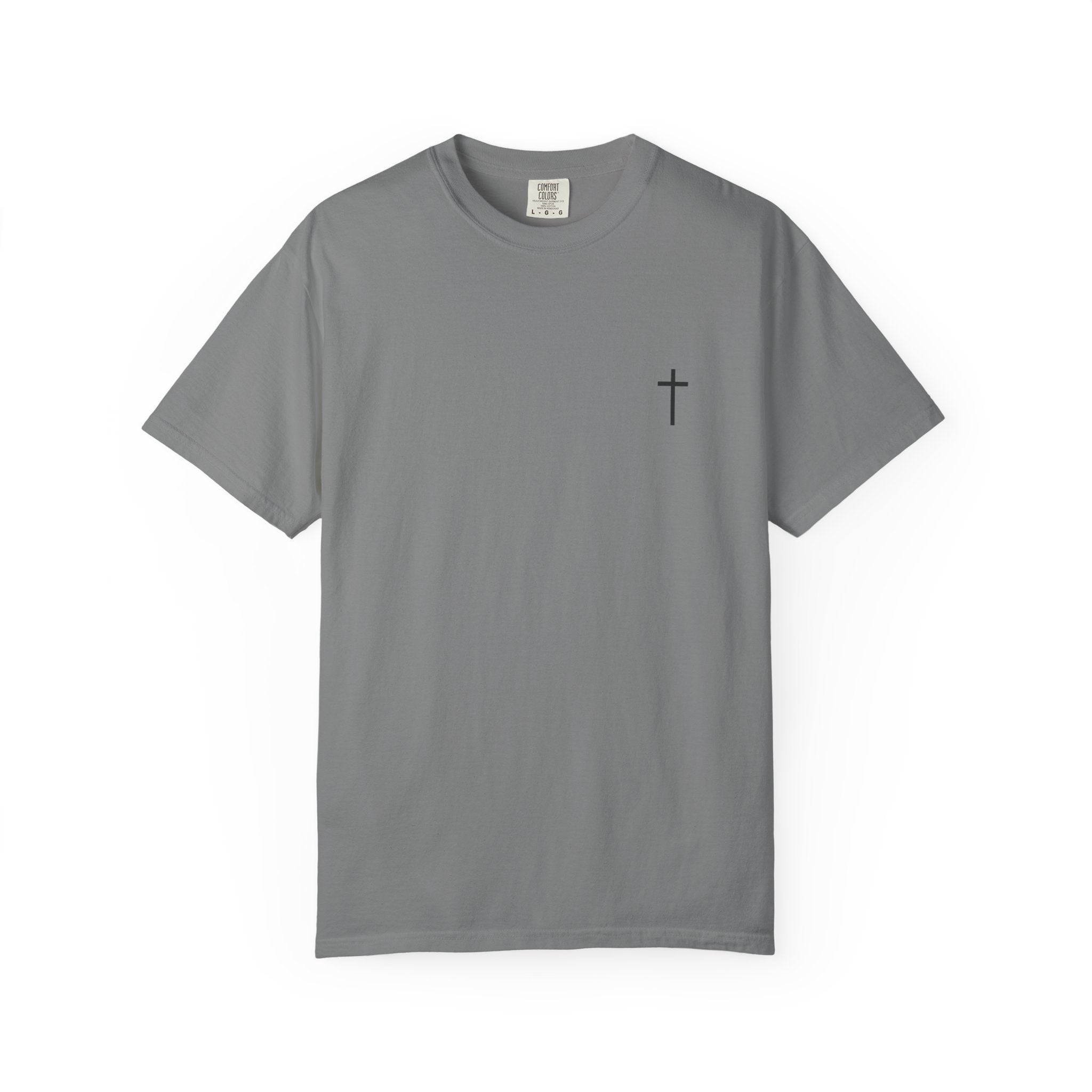 Christian Cross Chest Tee — Simple Faith T-Shirt