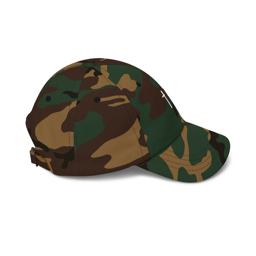 Christian Cross Dad Cap — Simple Faith Baseball Hat