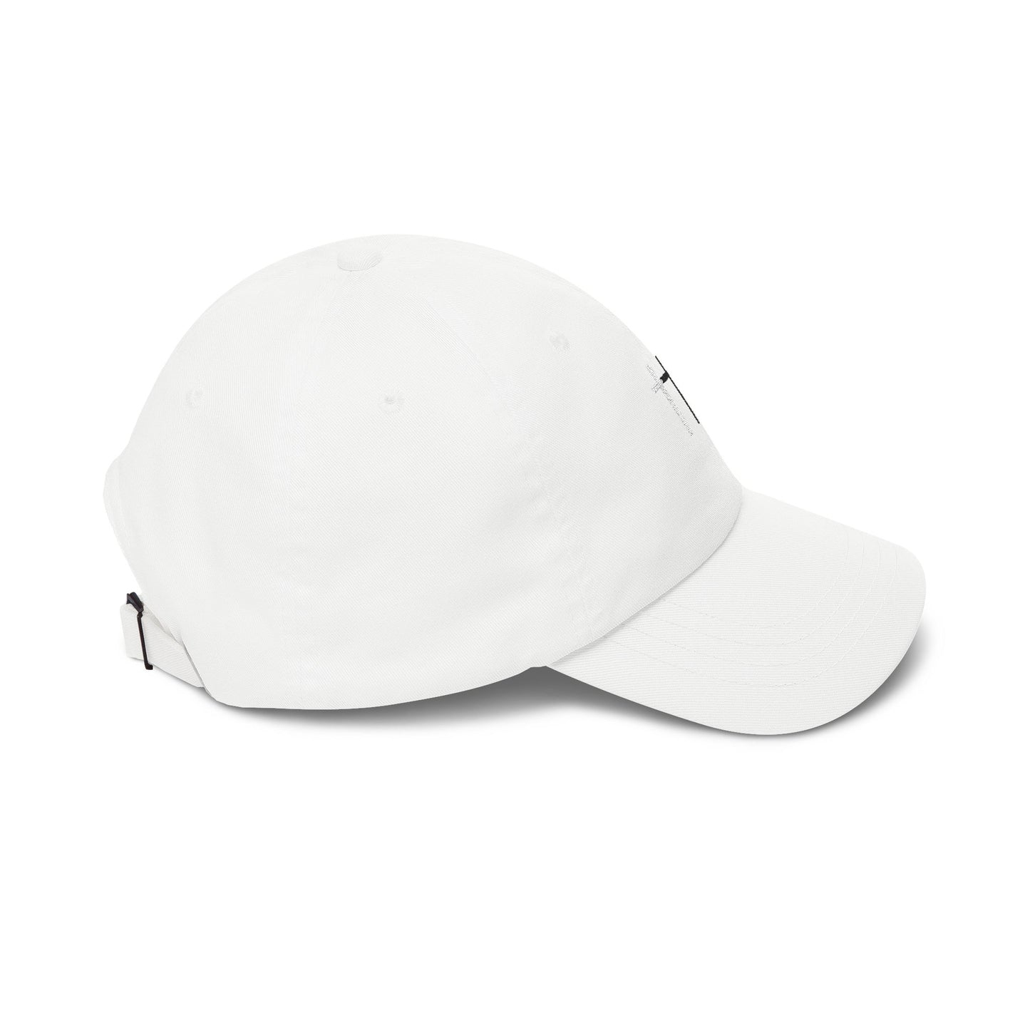 Dad Cap — Classic White Adjustable Baseball Hat