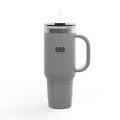 God is Good - 40oz Insulated Travel Mug —Stainless Steel Tumbler with Straw & Handle