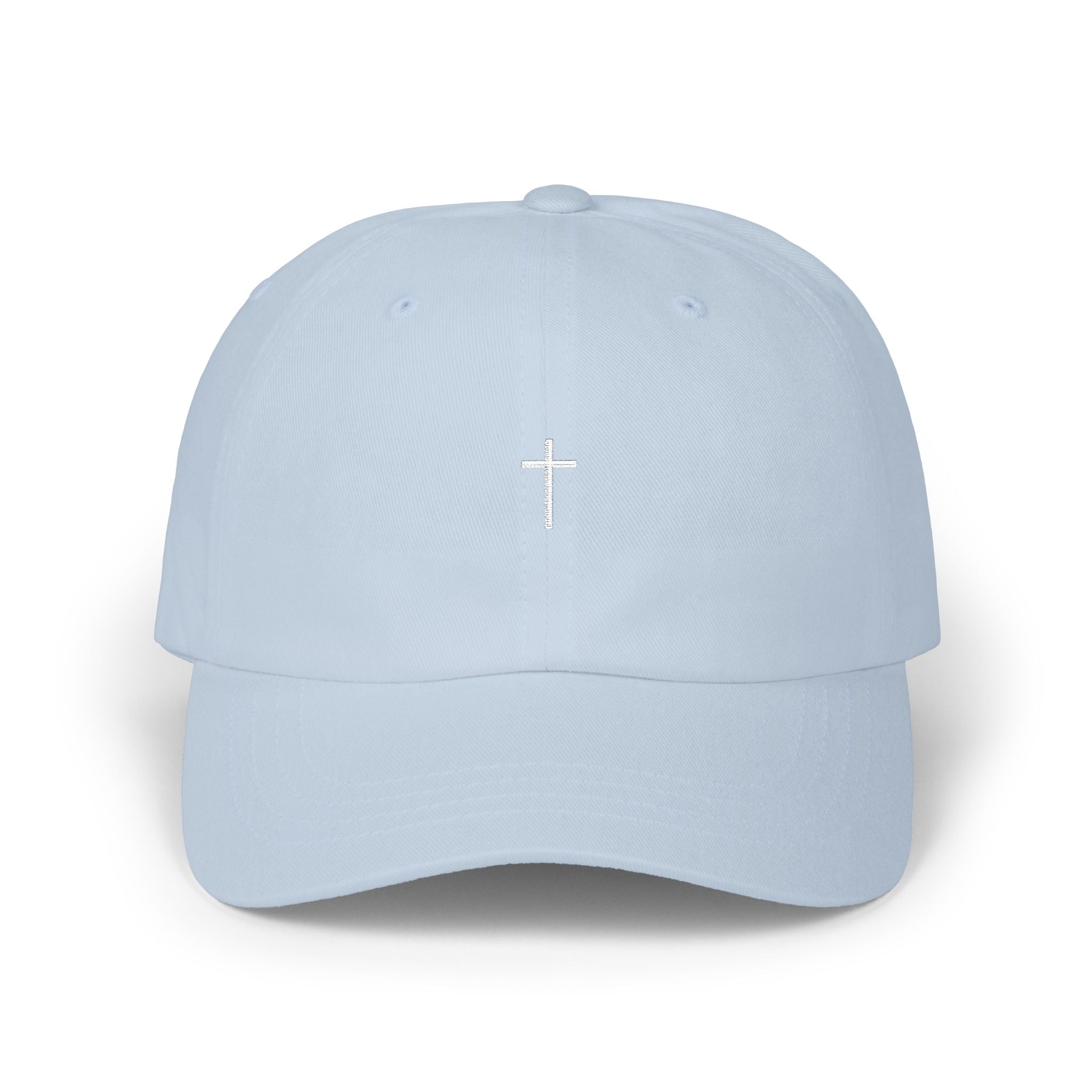 Single Christian Cross Dad Cap — Simple Faith Baseball Hat
