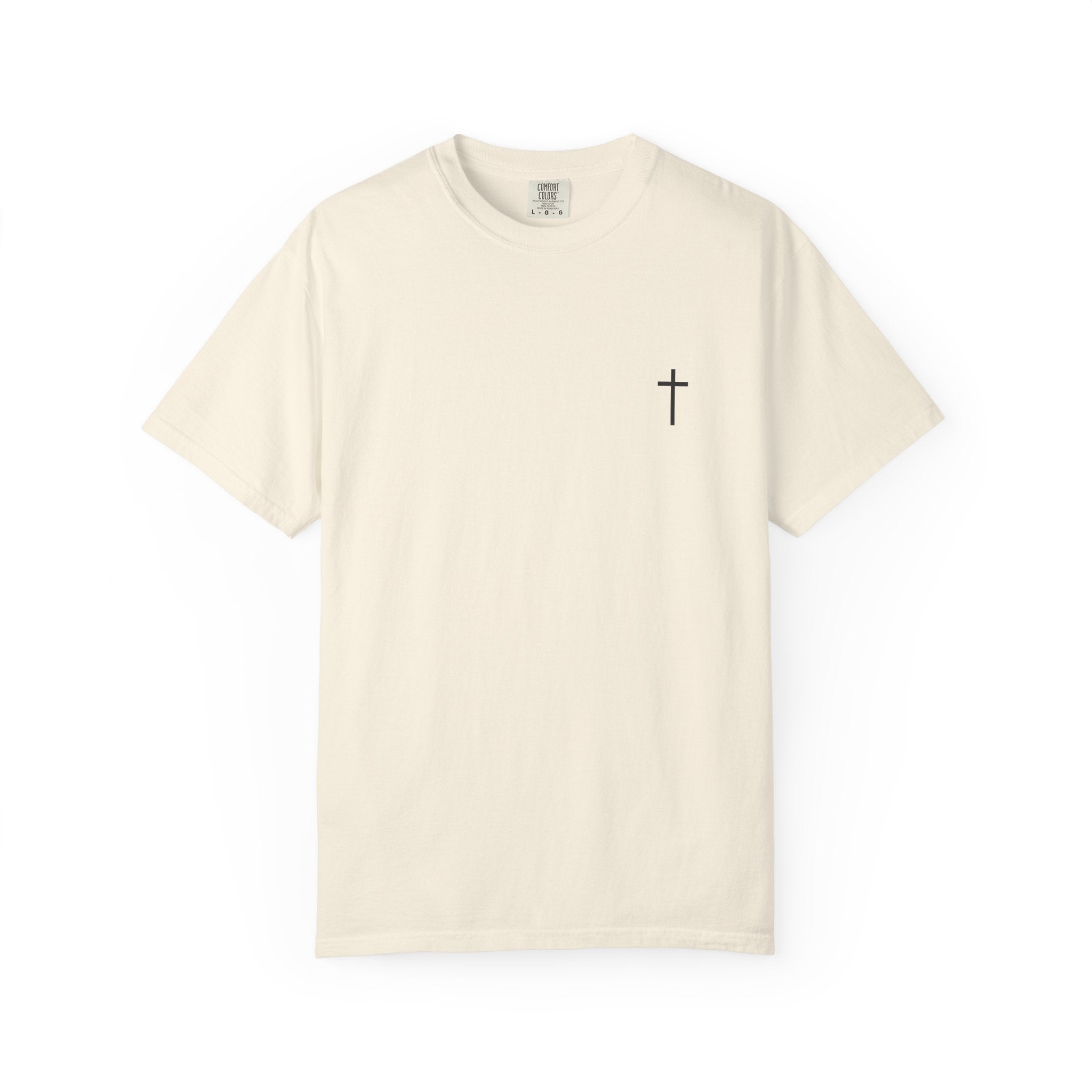 Christian Cross Chest Tee — Simple Faith T-Shirt