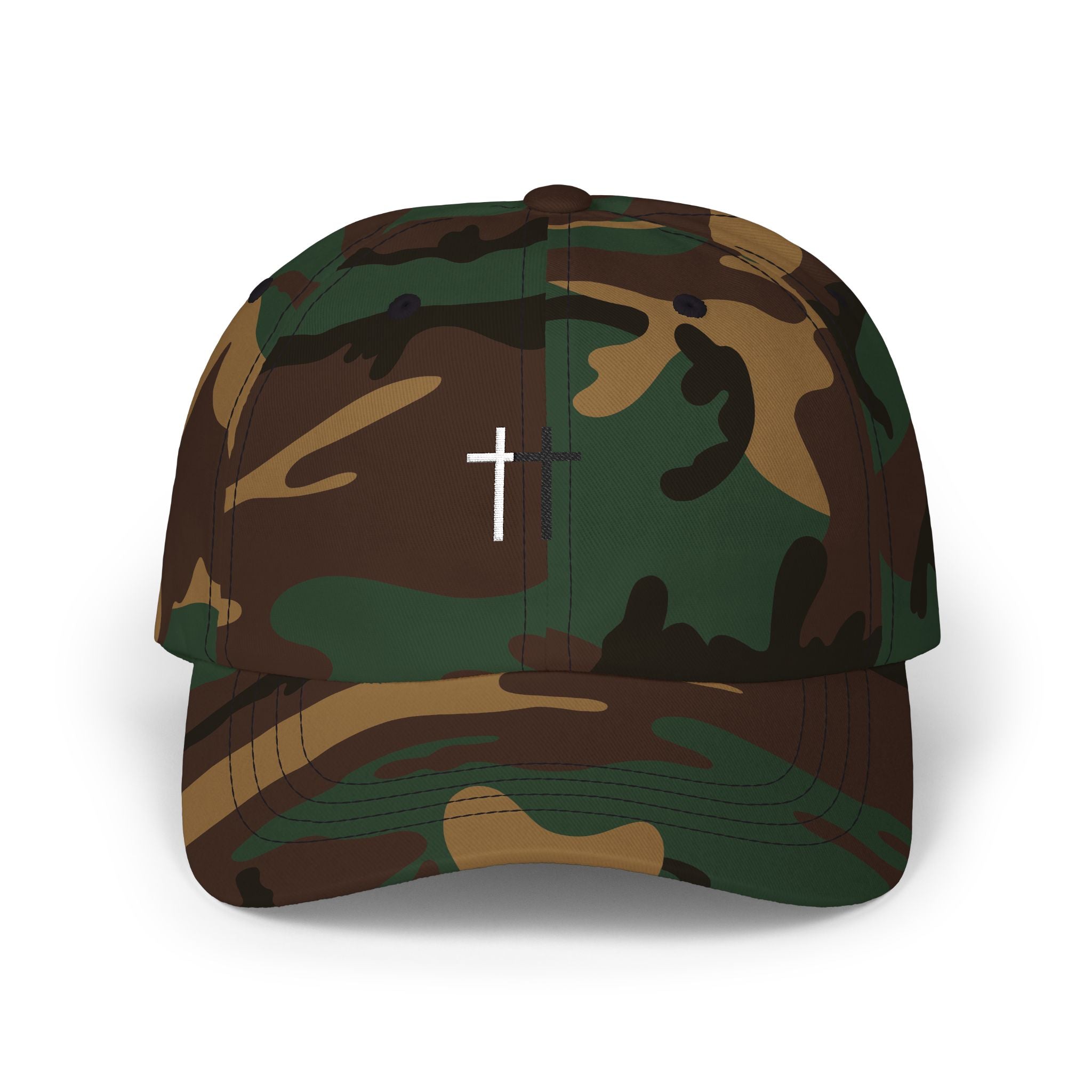 Christian Cross Dad Cap — Simple Faith Baseball Hat