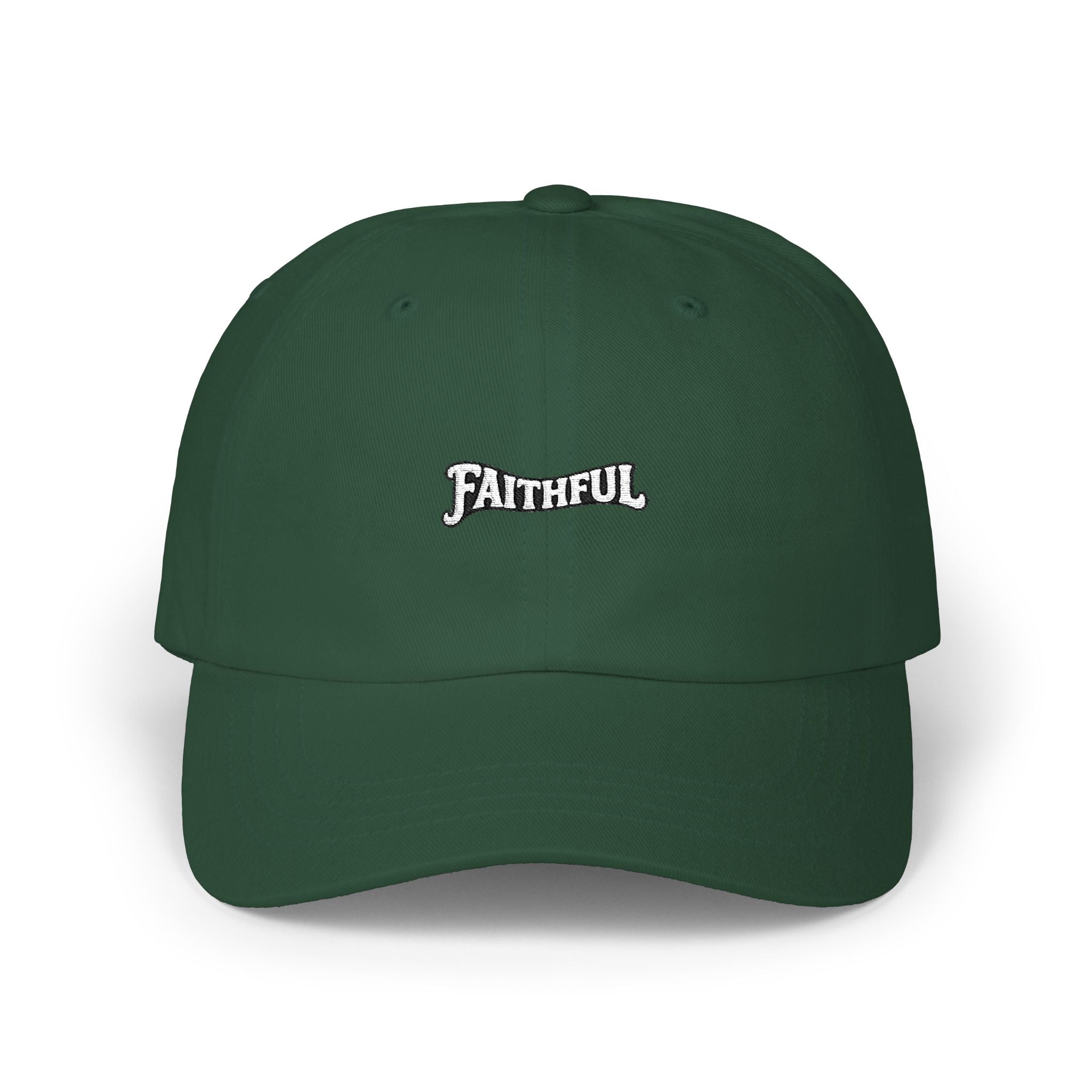 Jesus Is King Classic Dad Cap — Subtle Christian Baseball Hat for Believers