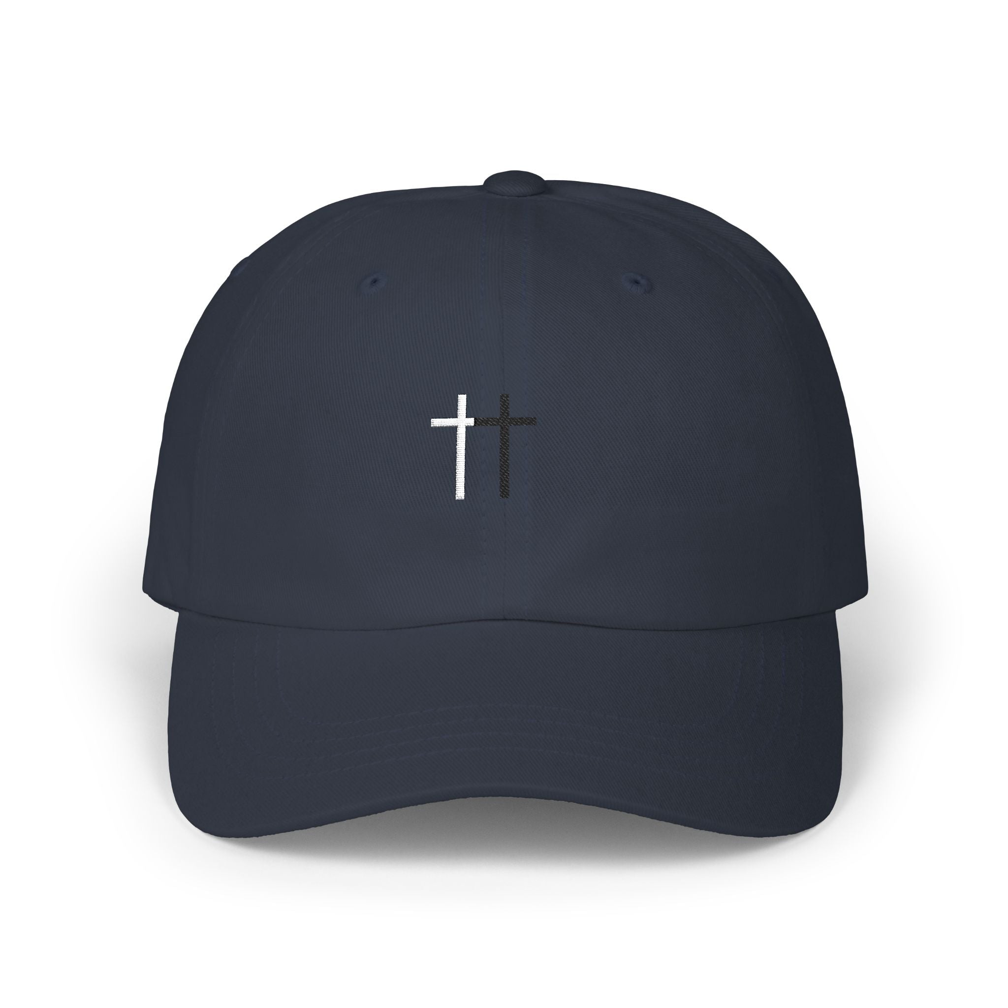 Christian Cross Dad Cap — Simple Faith Baseball Hat