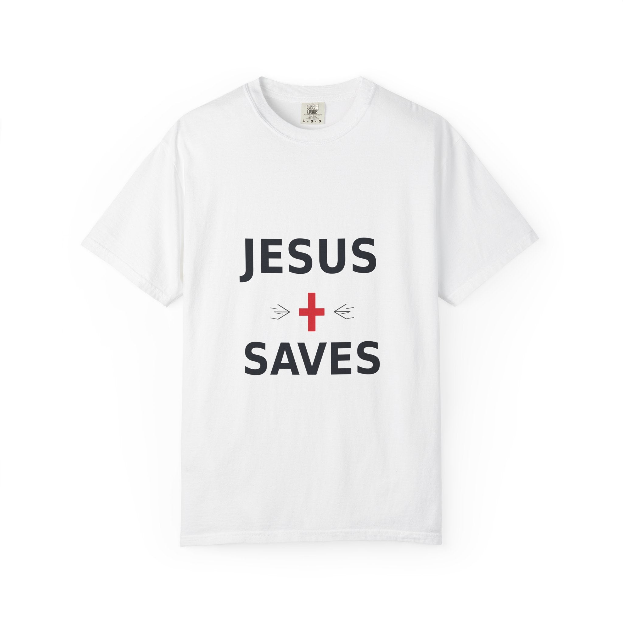 Jesus Saves T-shirt — Faith-Based Christian Tee for Worship & Church