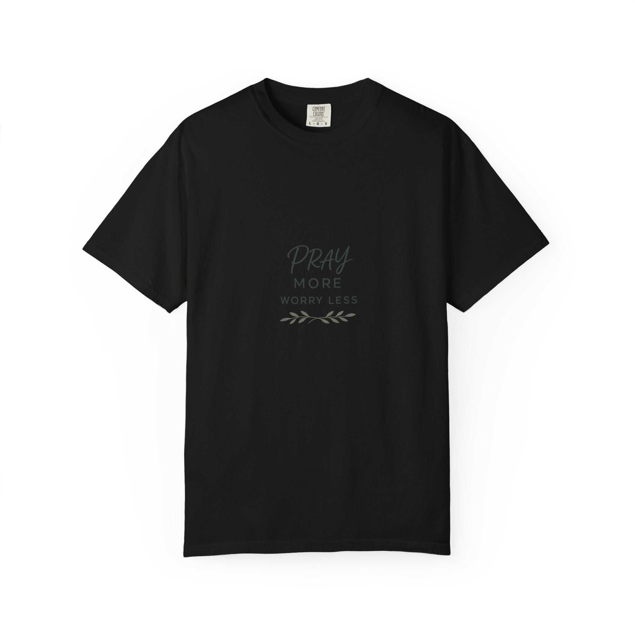Pray More Worry Less Christian T-Shirt — Worship & Church Tee