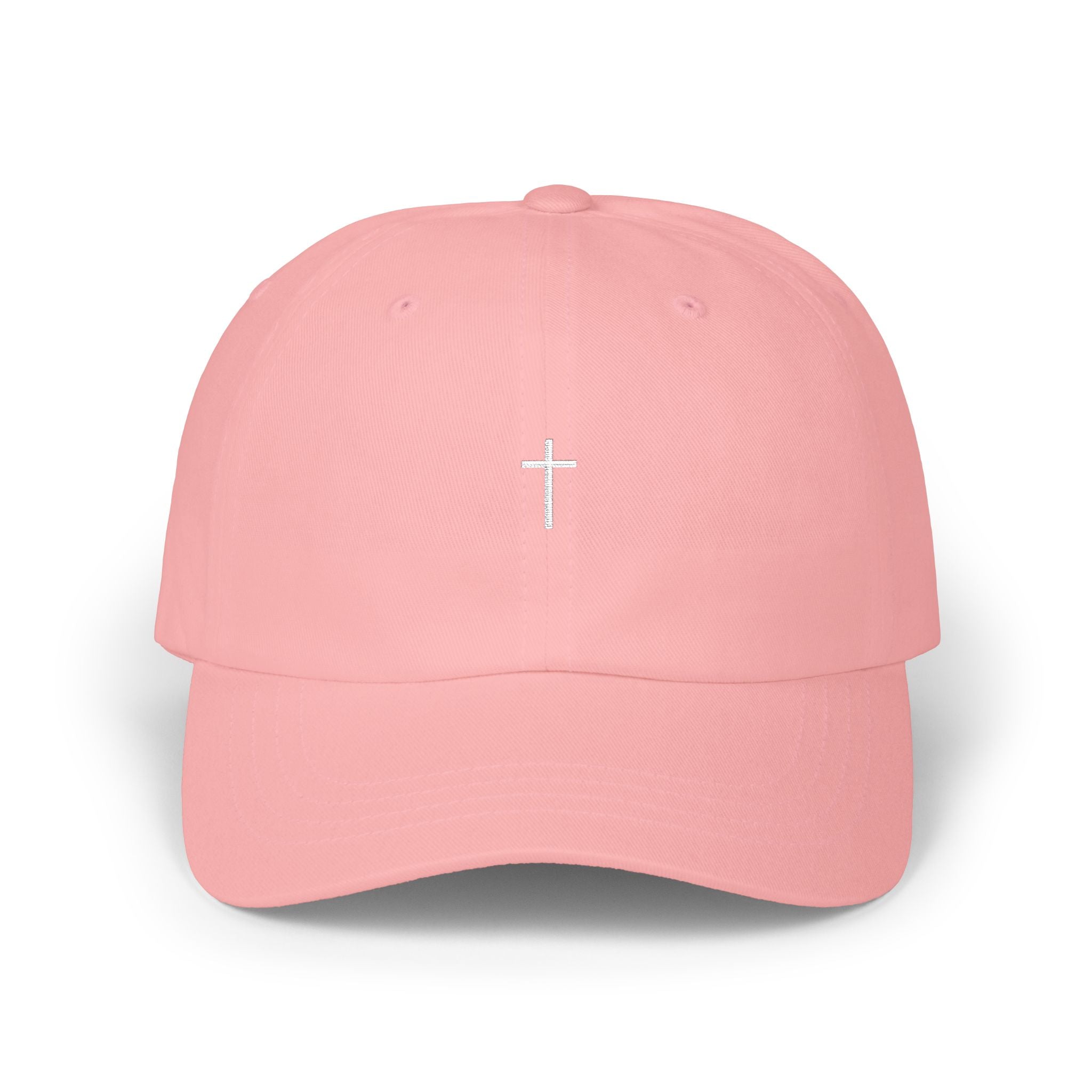 Single Christian Cross Dad Cap — Simple Faith Baseball Hat