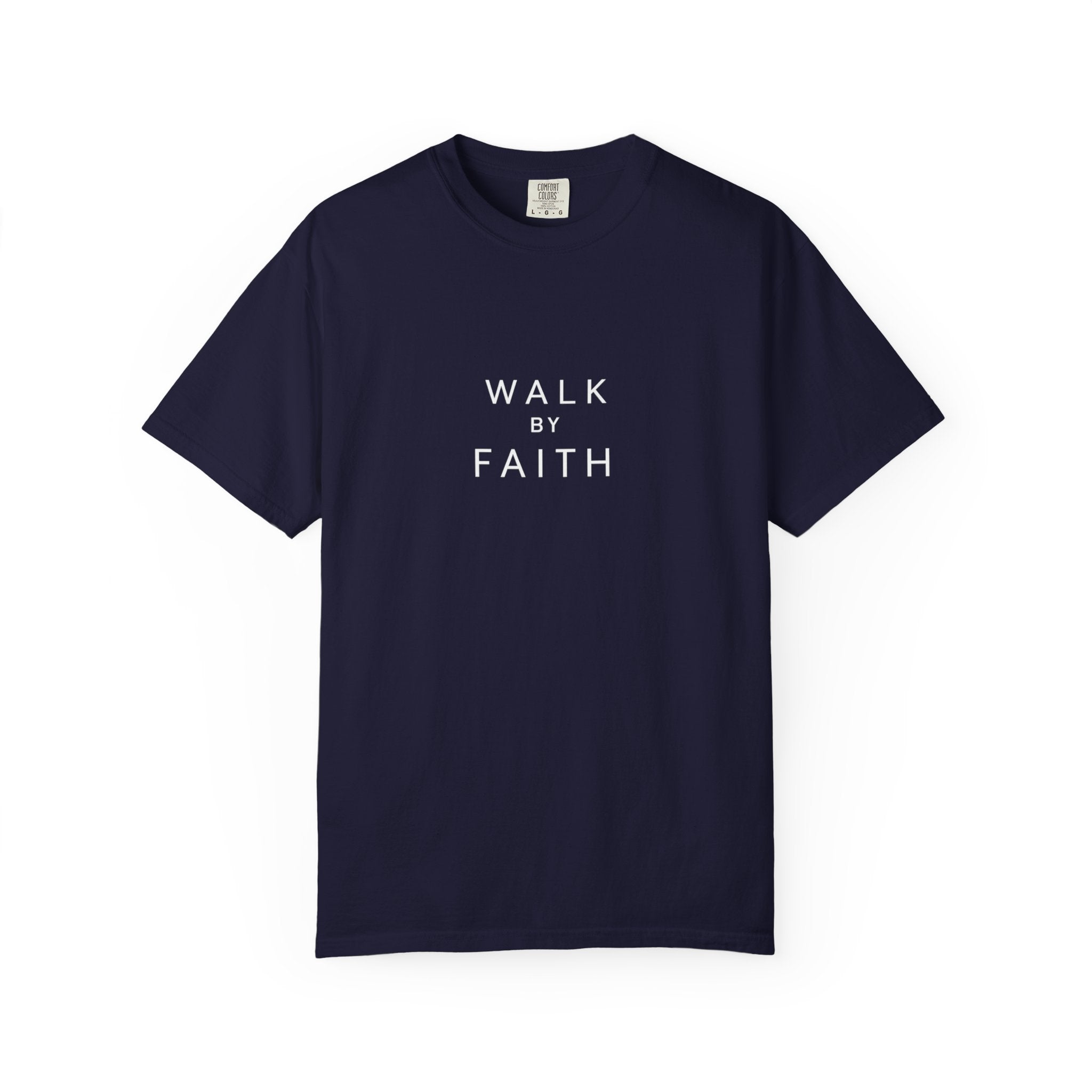 Walk By Faith Christian T-Shirt — Worship & Church Tee