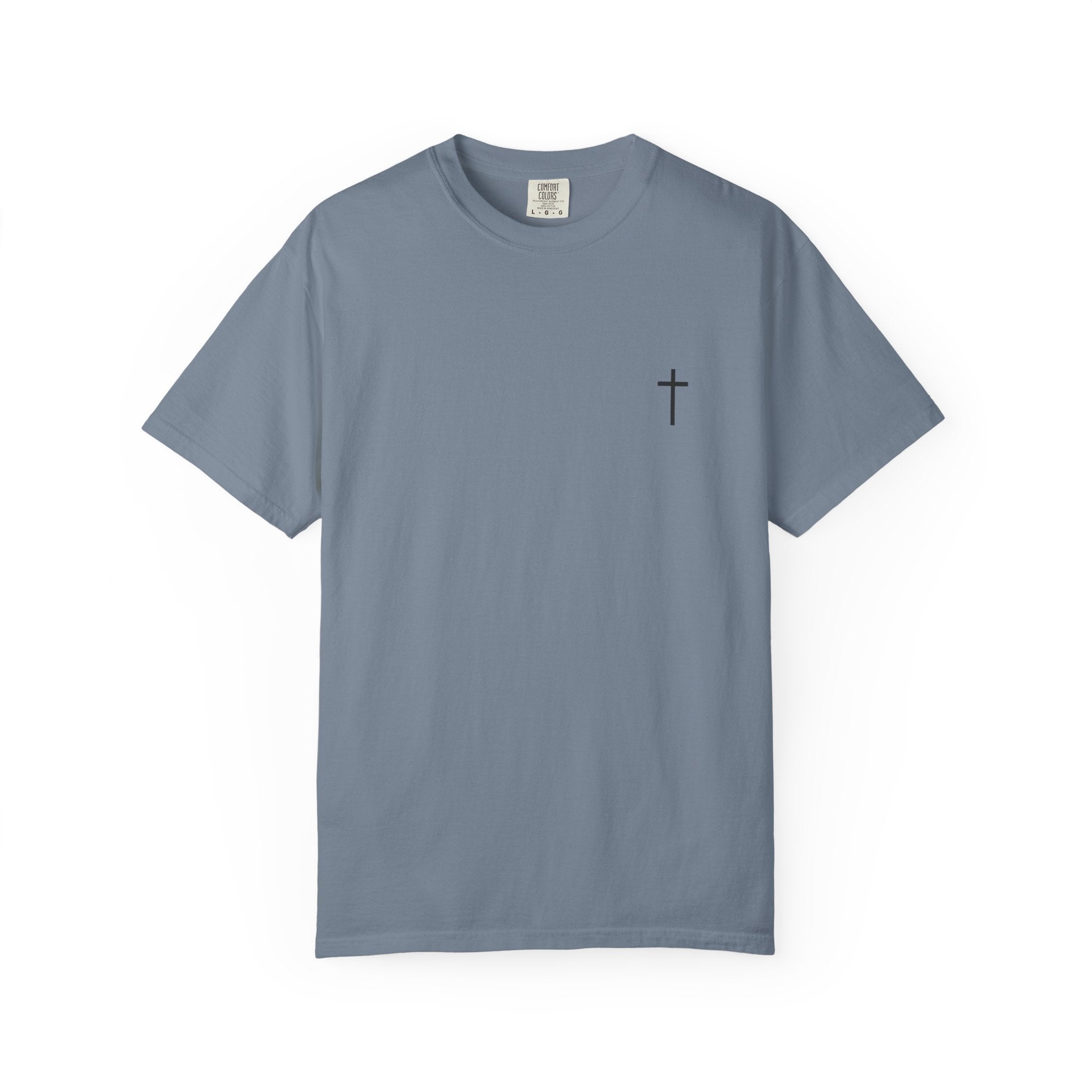 Christian Cross Chest Tee — Simple Faith T-Shirt