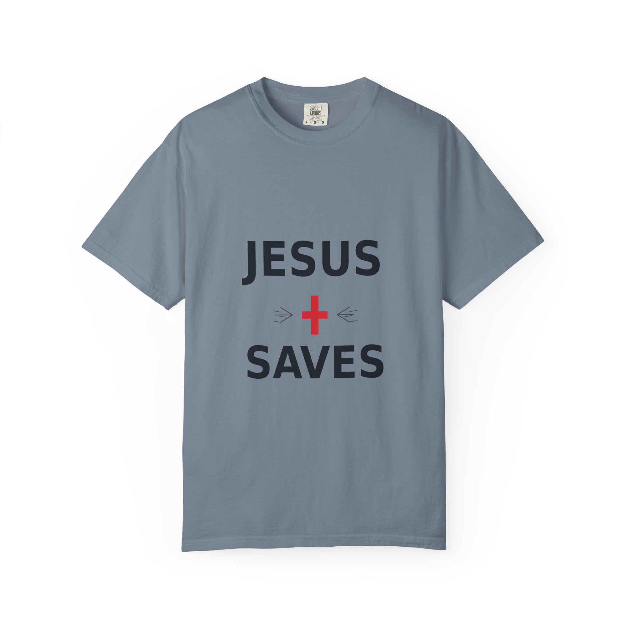 Jesus Saves T-shirt — Faith-Based Christian Tee for Worship & Church