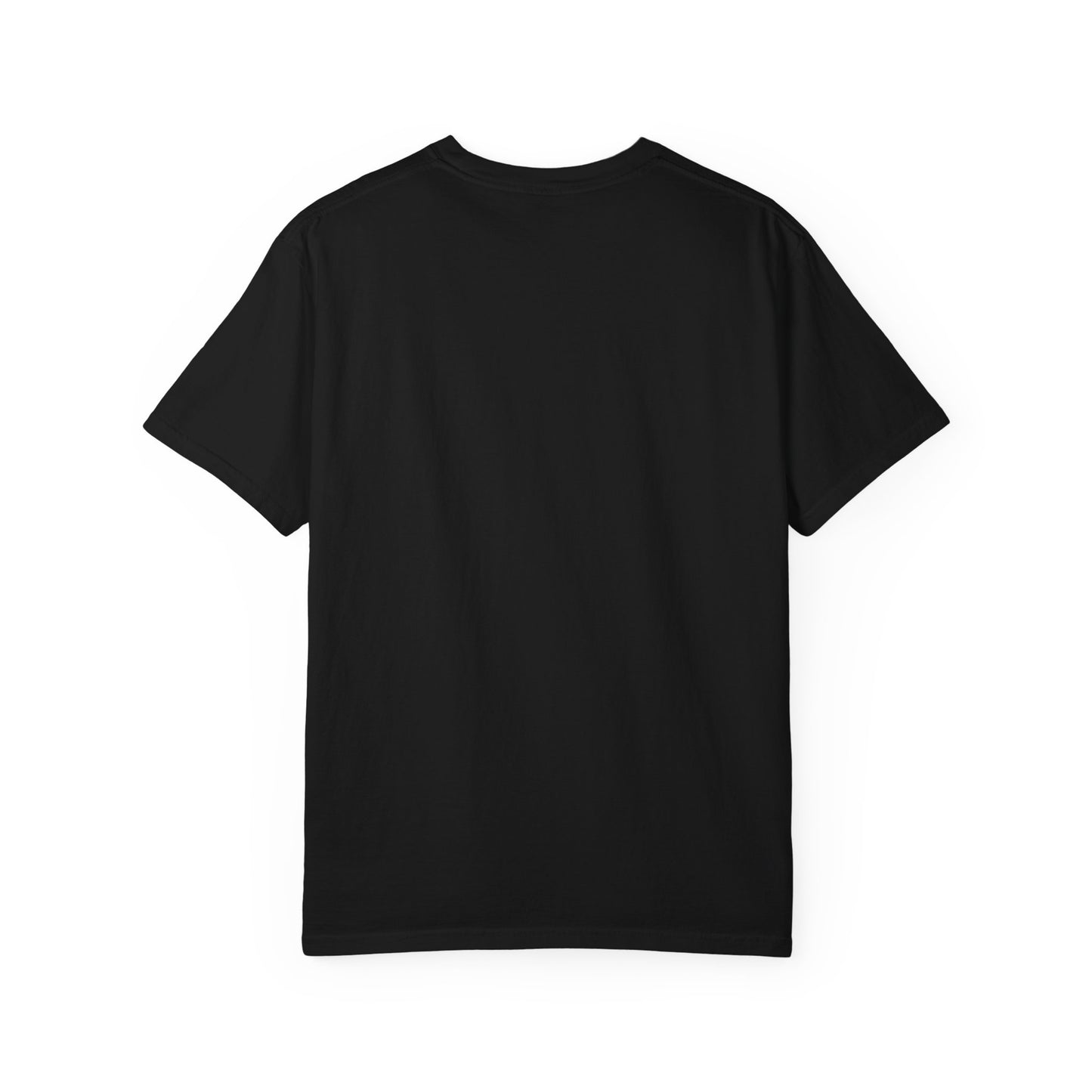 Minimal Cross Chest T-Shirt — Small Faith Cross Graphic