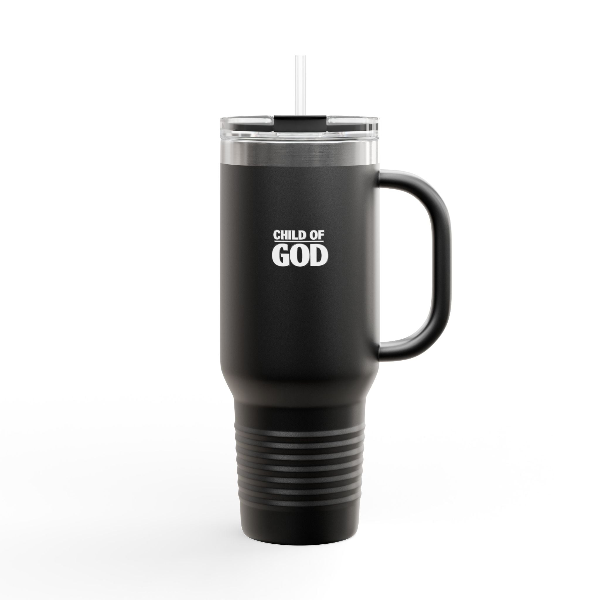 Child of God 40oz Insulated Travel Mug — Large Stainless Steel Tumbler with Handle